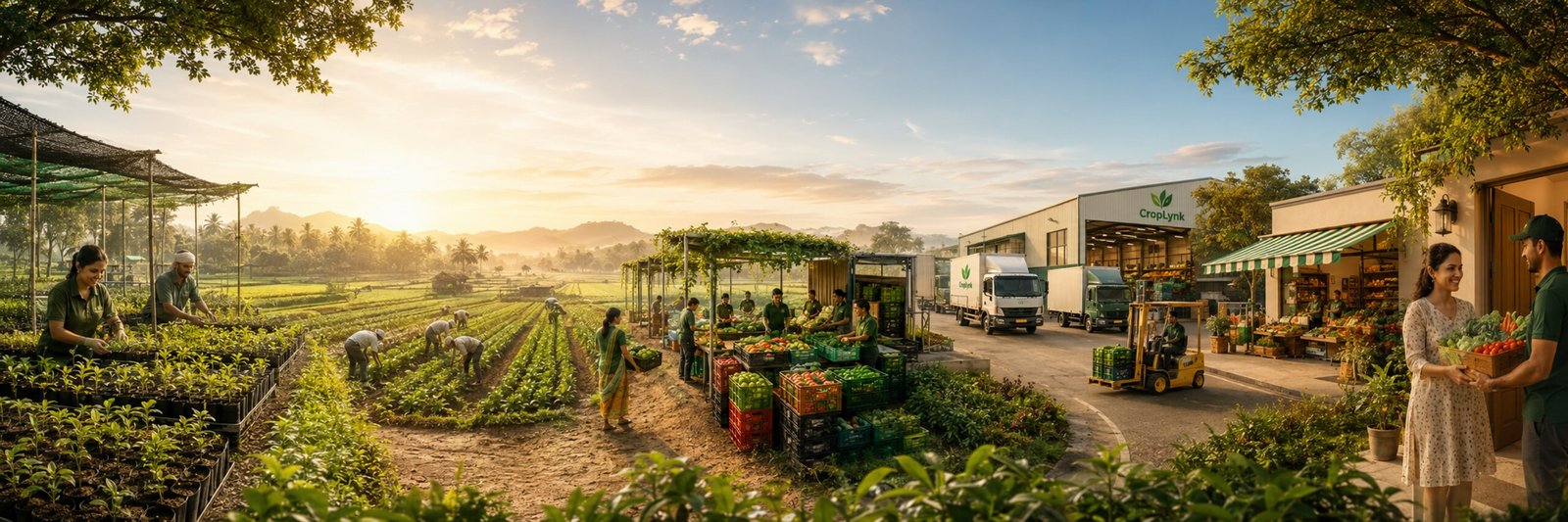 Panoramic journey from nursery to end customer
